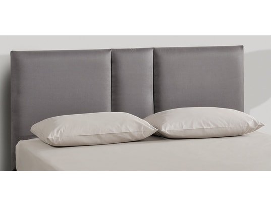 tete de lit grise 160