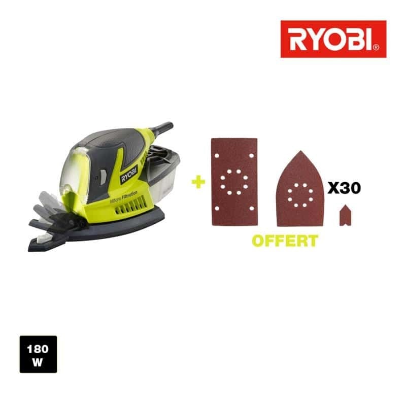 Coffret outils multifonctions RYOBI 150W - 115 accessoires - arbre flexible  - support télescopique - EHT150V - Espace Bricolage