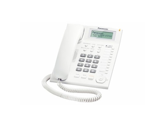 Téléphone fixe Panasonic KX-TS880EXW LCD Blanc PANASONIC BBS0408913 Pas