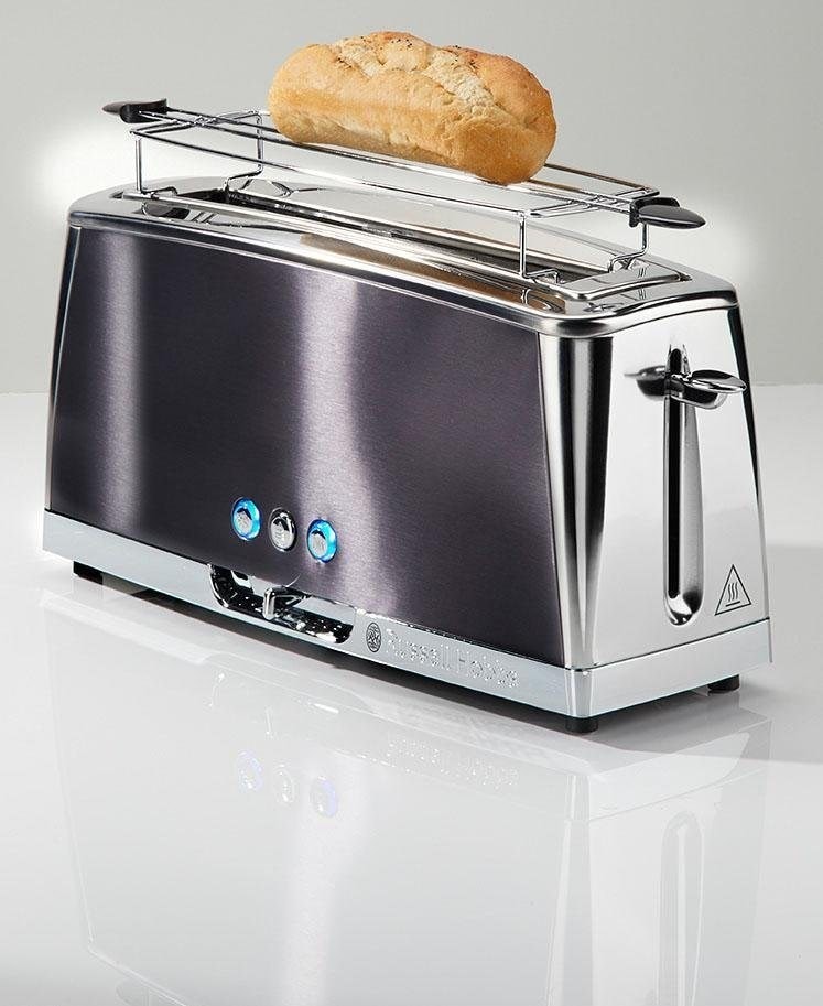 Grille-pain Gris Clair de Lune - Technologie Fast Toast, 55% plus rapide, 1  longue fente, réch. Viennoiserie RUSSELL HOBBS 23251-56 Pas Cher 