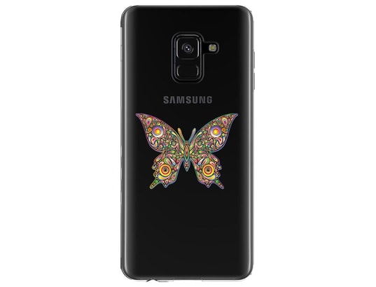 coque samsung a8 2018 papillon