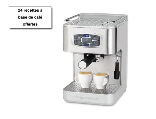 EOH machine à café dosette gamme pastel crème - Malongo