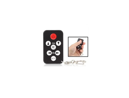 Mini télécommande universelle TV porte-clés noire pour télévision YONIS