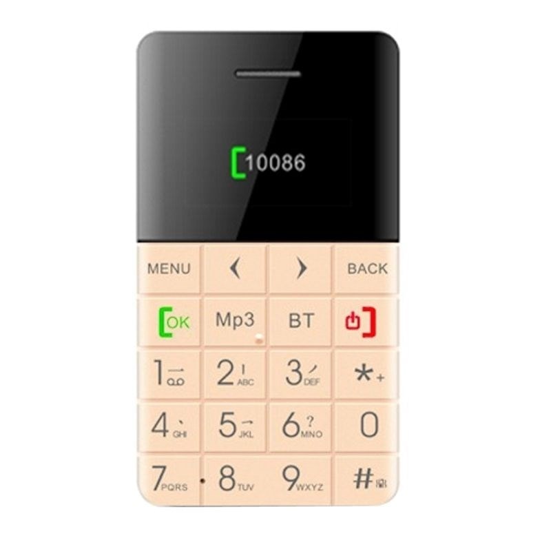 Micro Smartphone Bluetooth Mini Telephone Portable Ecran OLED FM MP3 Or  YONIS Pas Cher 