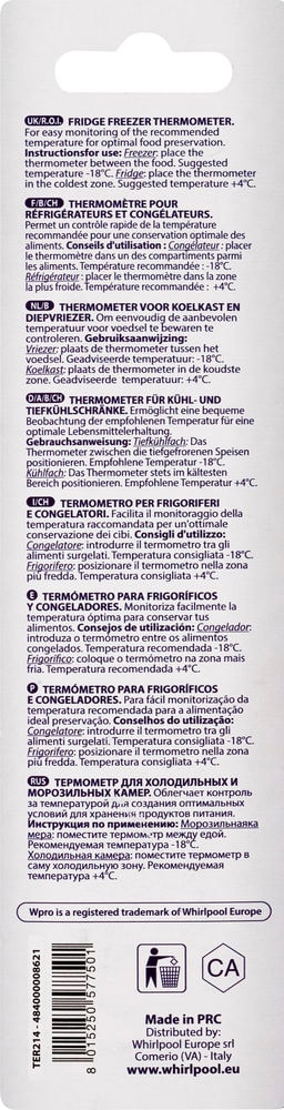 Thermomètre WPRO - TER214