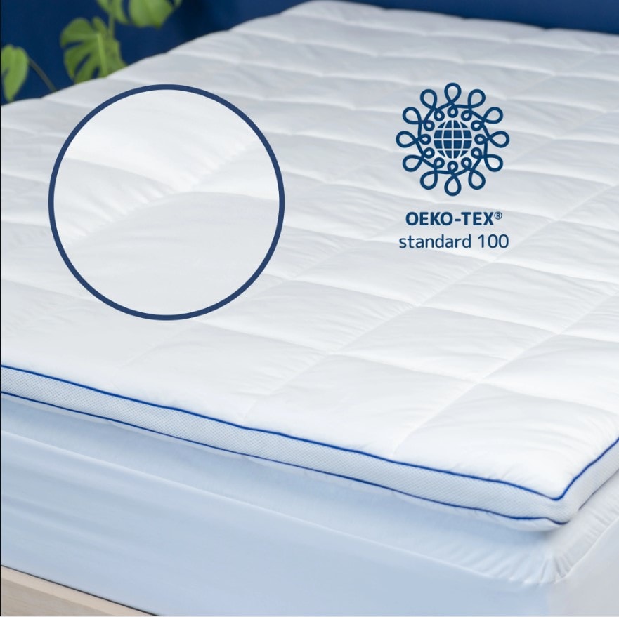 Surmatelas Confort Moelleux 180 x 200 cm - Qualité Hôtellerie - Fabriqué en  France - Epaisseur Totale de 7 cm - Certifié Oeko-Tex BDREAMS