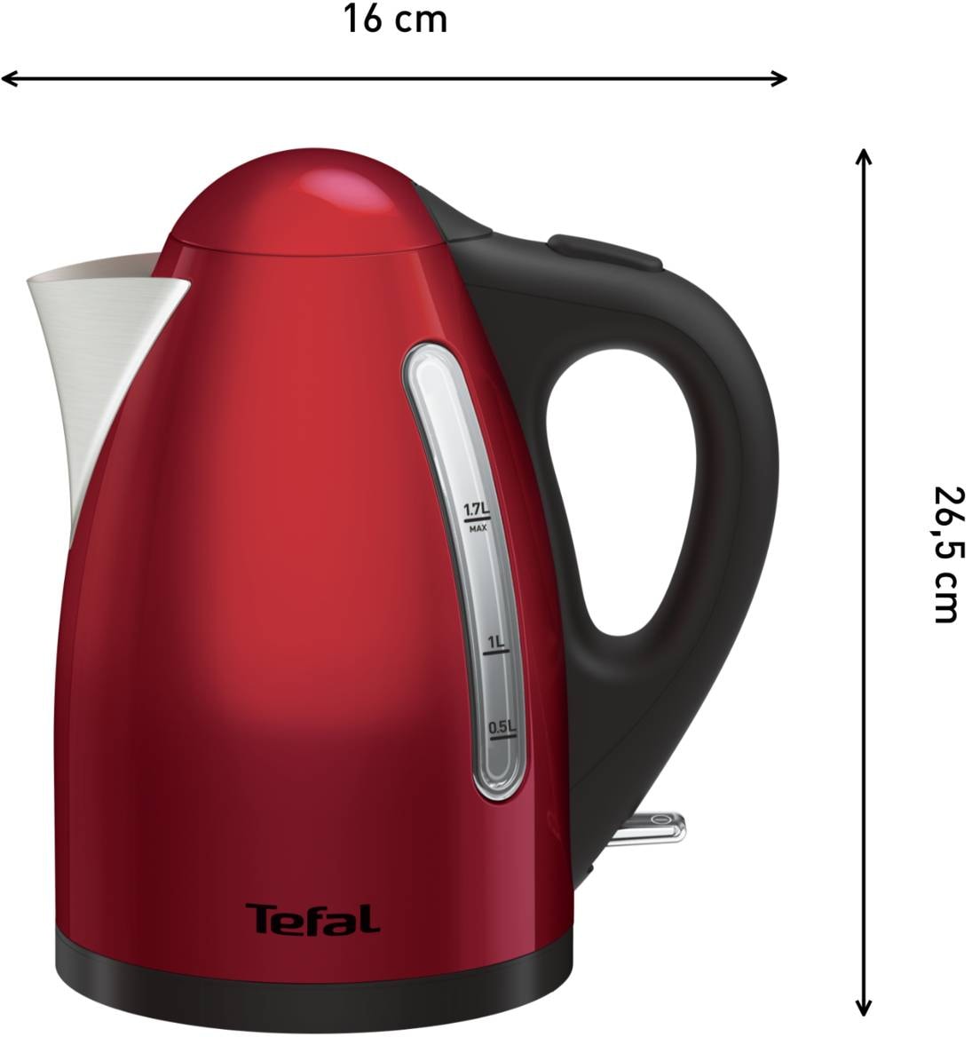 QoQa - Tefal Bouilloire en verre à température réglable - Element