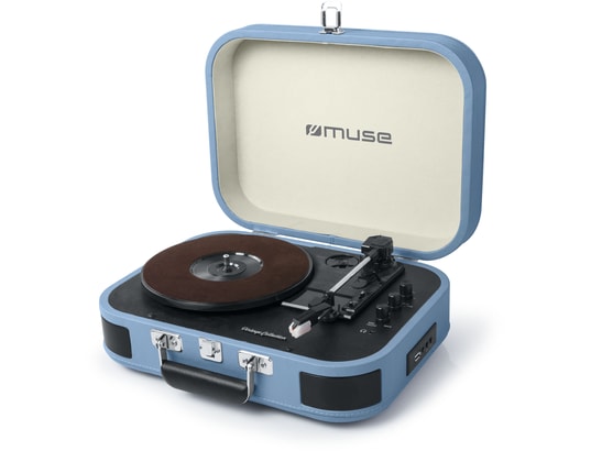 auna TT-Play SE Platine vinyle 3 vitesses de lecture , Bluetooth 4.2 ,  enceintes stereo , pitch control - Noir