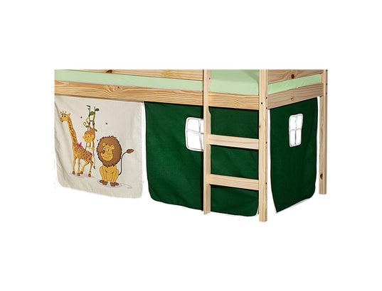 FANSU Rideau De Lit Superposé, Motif Paysage 3D Ciel De Lit Cabane Mezzanine Pour Enfant Fille, Moustiquaire Occultants Anti-Poussière Anti-Insectes Pour Decoration (Ciel étoilé,1.2x2m