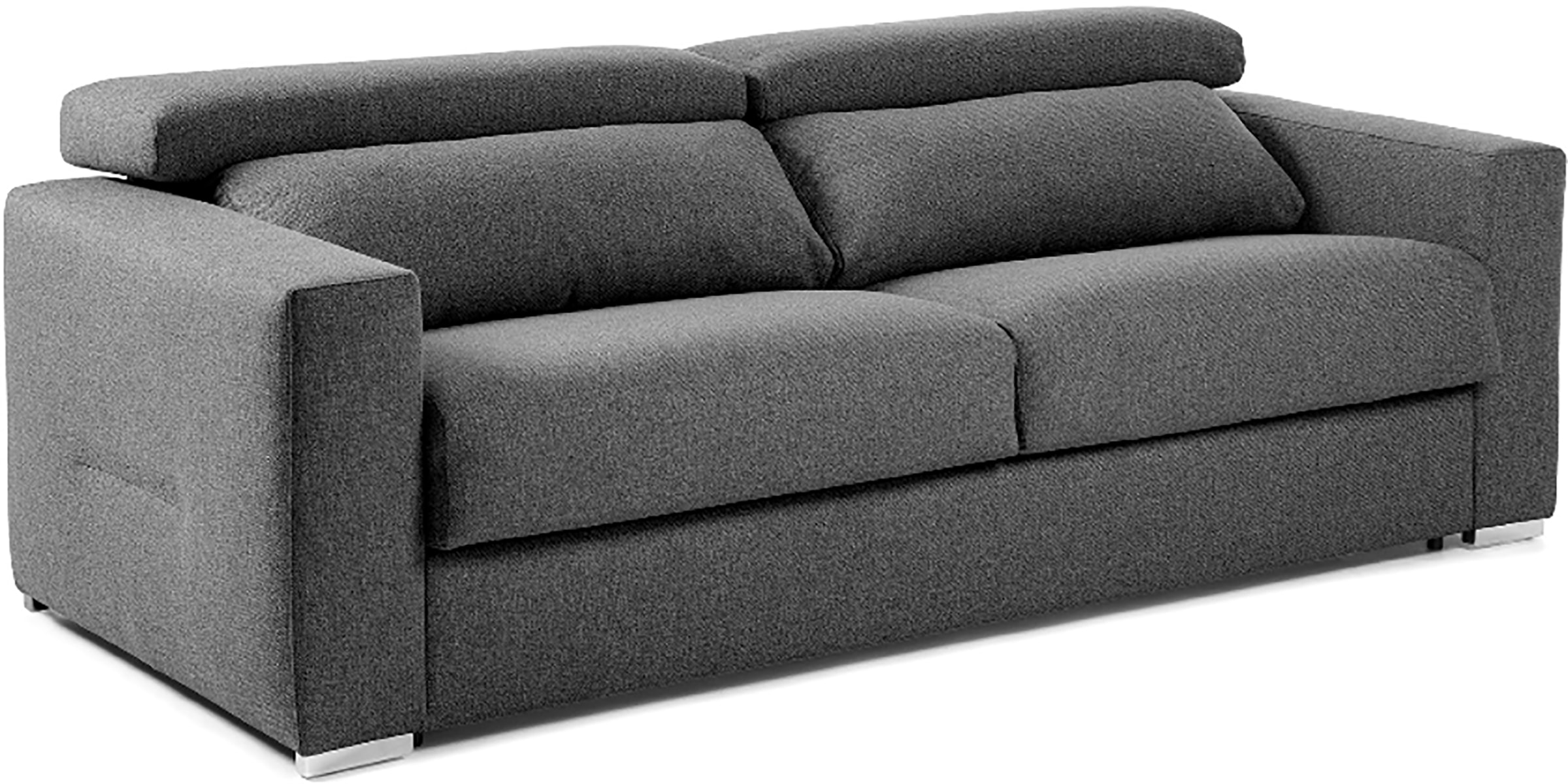 Canapé lit LF Queen graphite matelas 140 mousse à mémoire Pas Cher