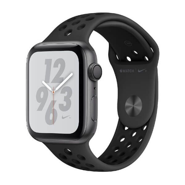 Comorama Monumental Incomodidad Apple Watch série 4 Nike + GPS 44 mm gris avec bracelet sport noir MU6L2TY  / A APPLE