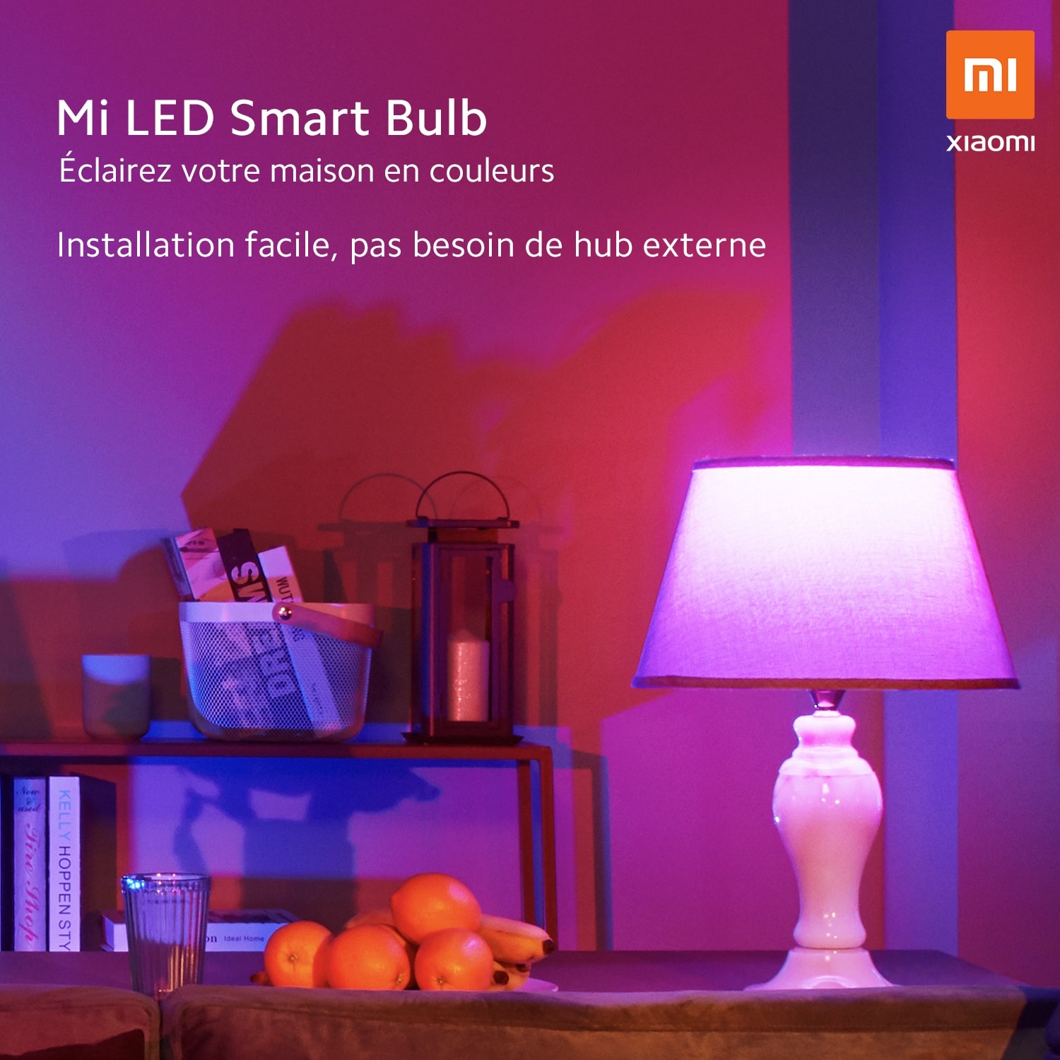 Lumière connectée XIAOMI Mi LED Smart Bulb White and Color Pas Cher