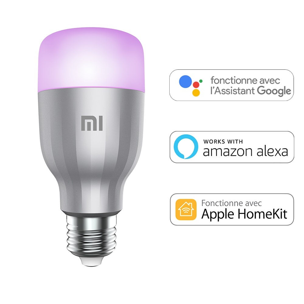 Lumière connectée XIAOMI Mi LED Smart Bulb White and Color Pas Cher