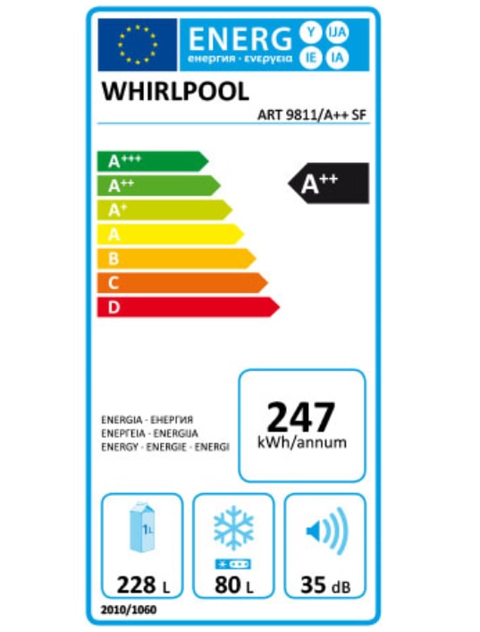 Réfrigérateur congélateur encastrable XXL - ART9811SF2 - Whirlpool -  Whirlpool