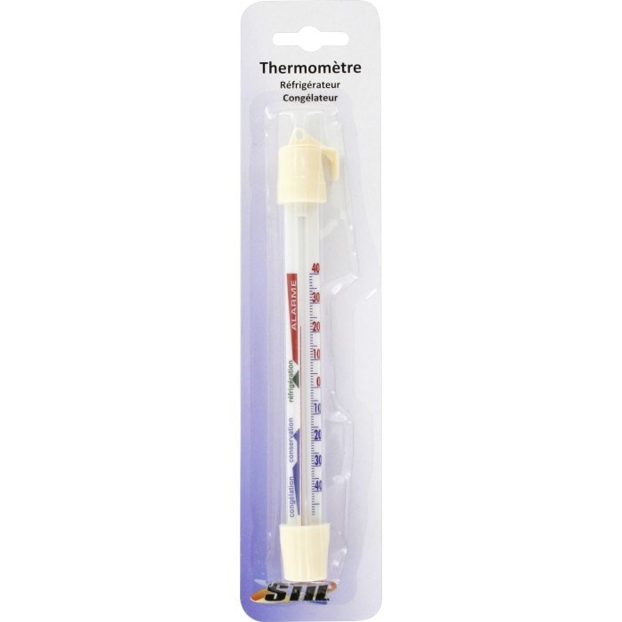 TBD BR-980986 Pas Cher - ThermomÃ¨tre pour congÃ©lateur - Blanc - STIL