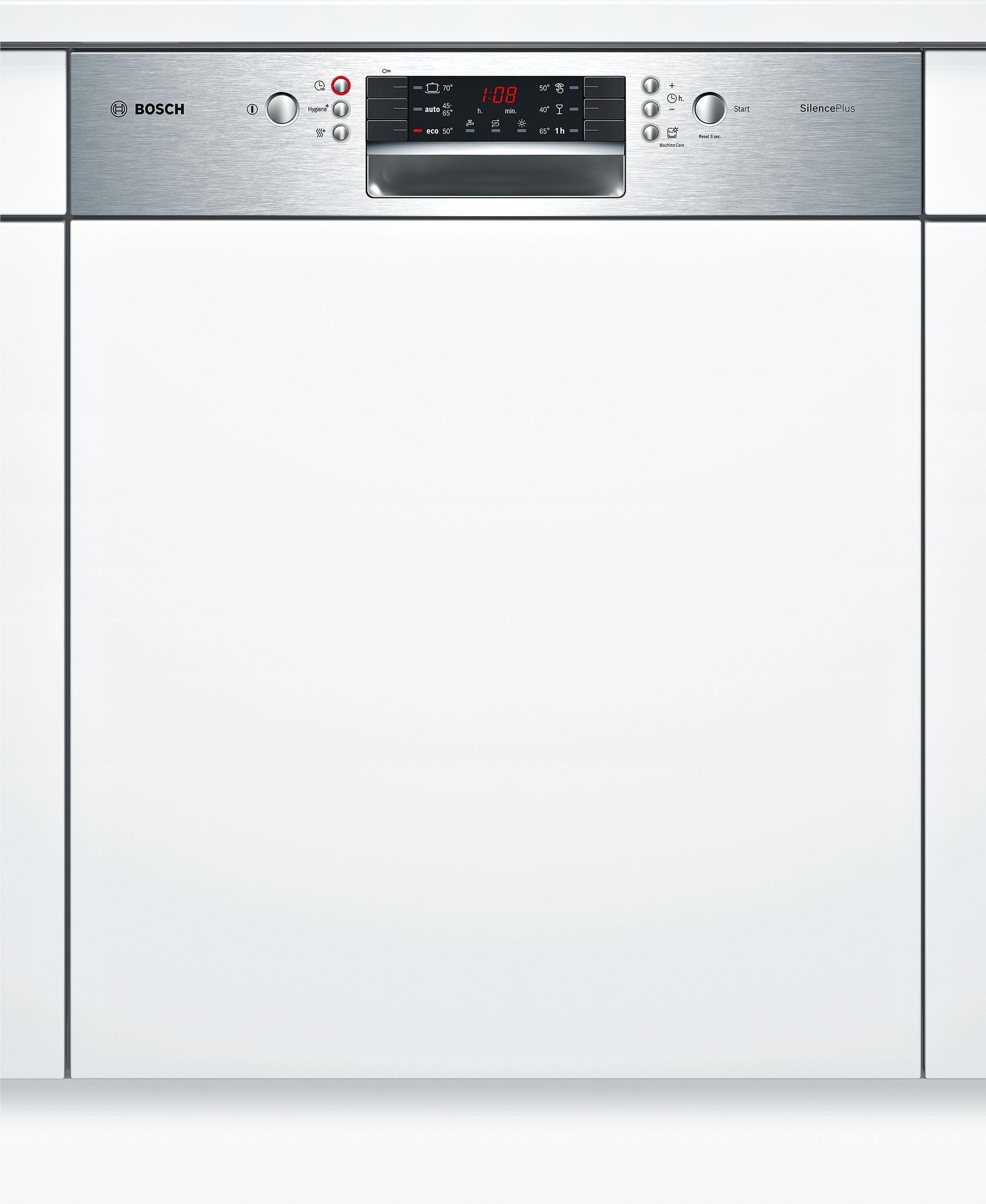 Lave vaisselle encastrable Bosch SMI46AS01E Intégrable bandeau : Inox 12 couverts Classe A+ / 46 decibels Lave vaisselle tout integrable 60 cm 