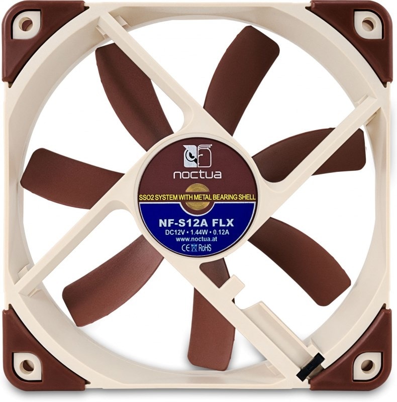 Ventilateur de boitier Noctua NF-S12A FLX (12cm) NOCTUA 87548 Pas Cher 