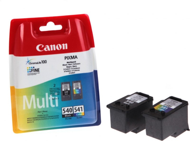 Pack 2 Cartouches D'encre CANON PG-540 / CL-541 ( 3 Couleurs + Noir ...