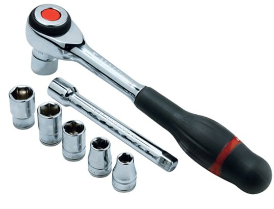 Mallette à outils sanitaires 1/4'' + 1/2'' – KS Tools: 95 éléments