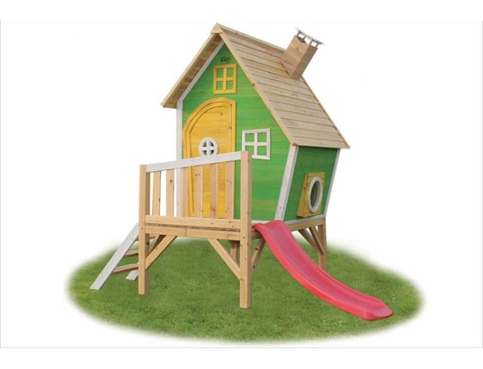 Cabane de jeux en bois Loft 100 - coloris naturel - Exit Toys