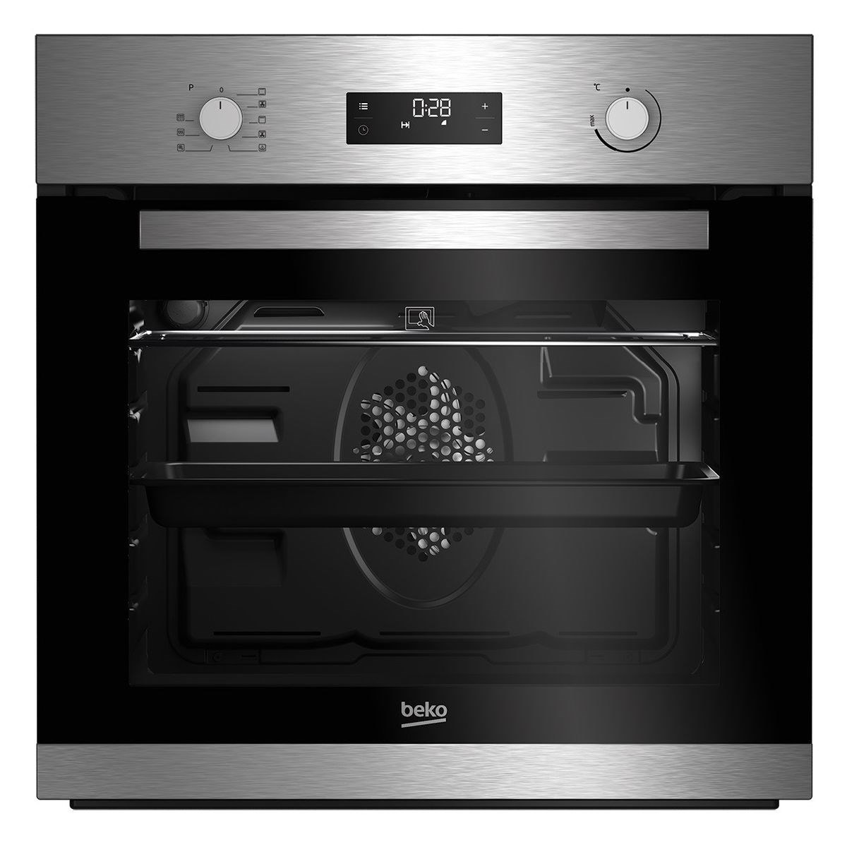Four Encastrable Beko 72 Litres Multifonction - 60 Cm, Catalyse, Inox, Modèle Bbie13300xc