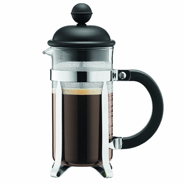 Bodum Kenya - Cafetière à Piston 3 Tasses 0,35 L Noir - Café Frais Et Aromatique