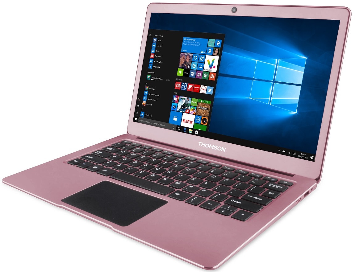 XIN – Clavier AZERTY pour ordinateur portable français HP, rose
