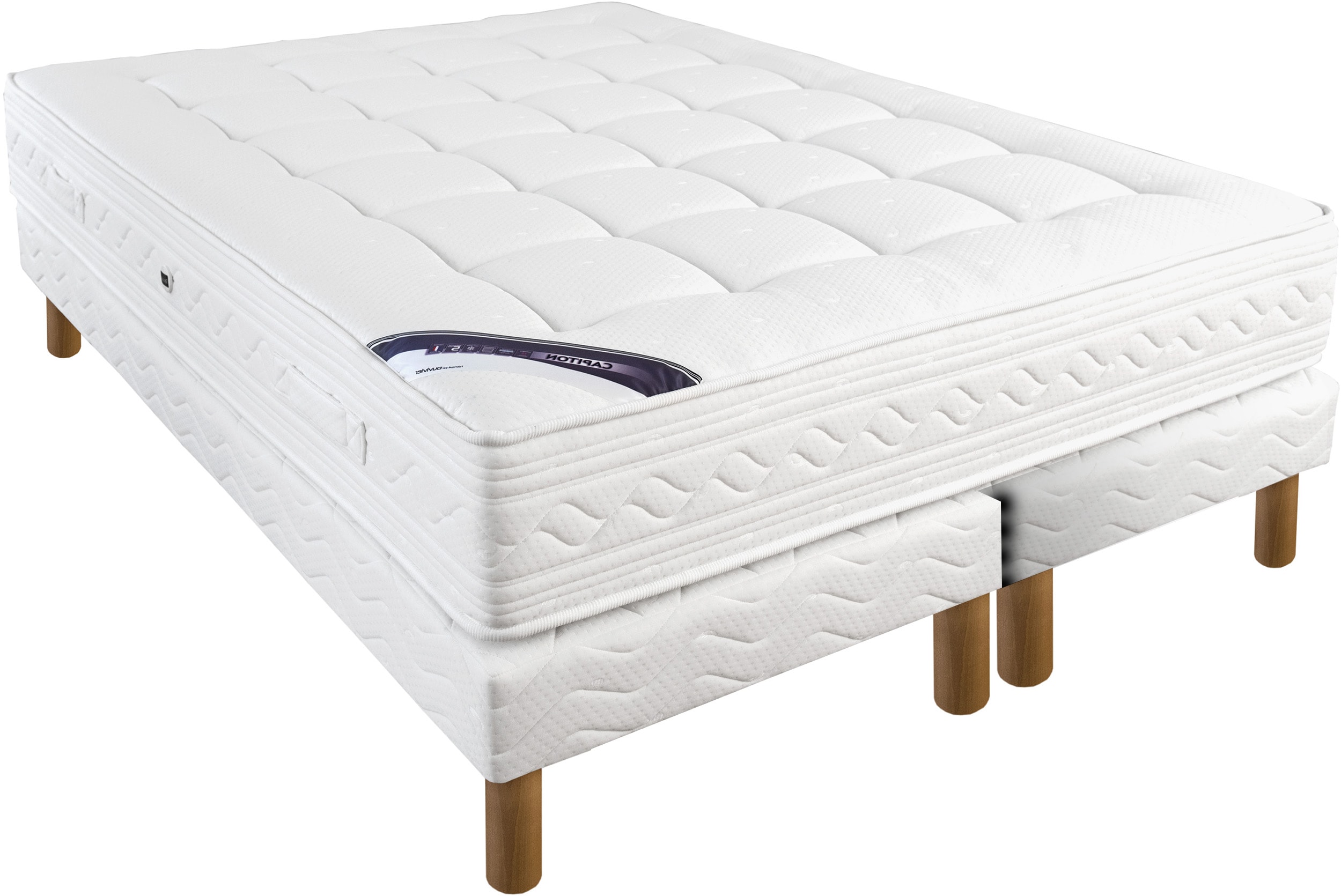 Ensemble Matelas Sommier 180 x 200 DUVIVIER Lit Capiton 180x200cm