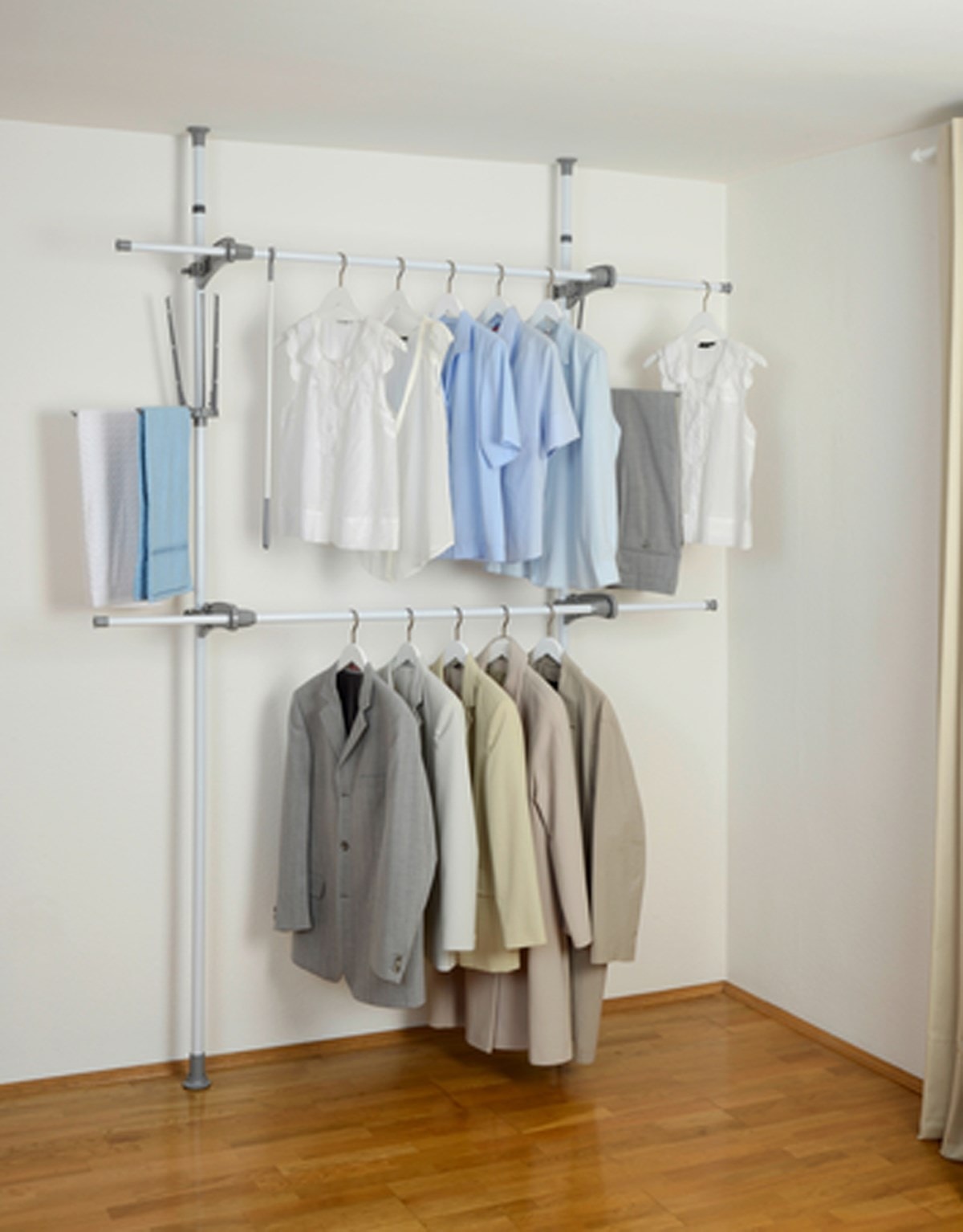 Système de penderie télescopique Hercules Flex Dim 116190 x 165