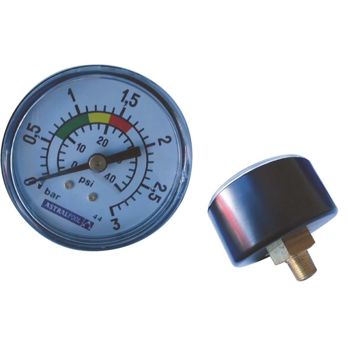 Manomètre Pour Filtre à Sable Piscine - Acier Inoxydable - Jauge De Pression Précise - Détection De Fuites - Entretien Facile