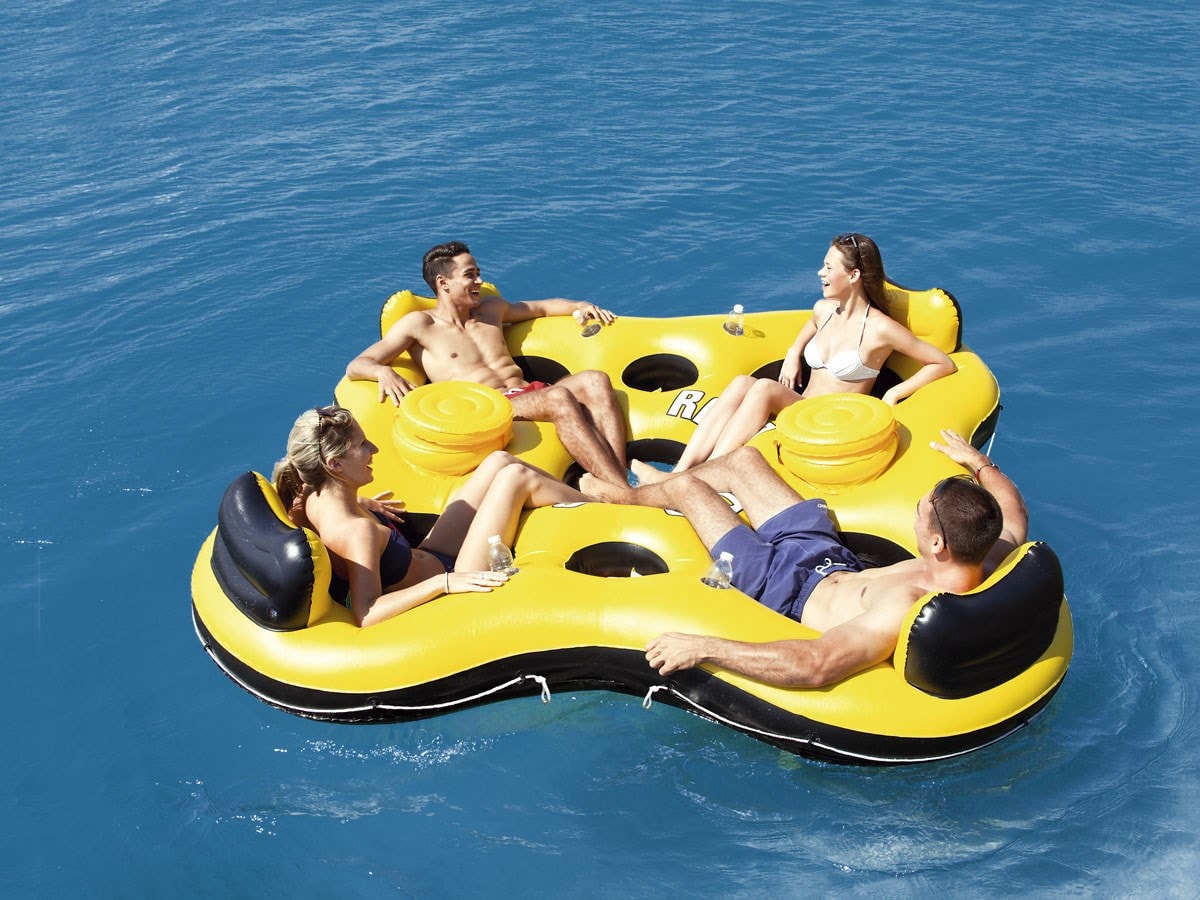 Grande bouée gonflable - Ile Rapid Rider - 241 x 51 cm - 4 Places