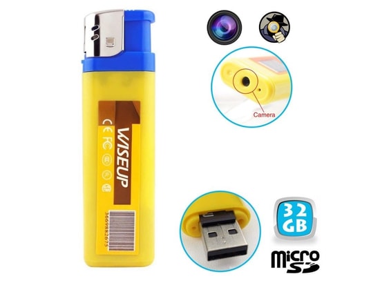 Briquet Caméra Espion TotalCadeau – Mini 480P, CA50, Neuf