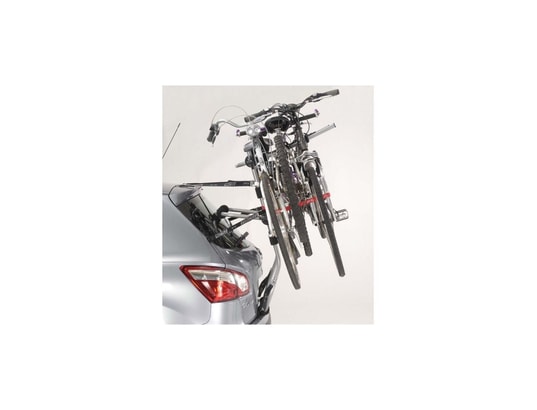 Porte-vélos Rabattable Mottez Pour 3 Vélos - Fixation Attelage, Noir - Pmax 45kg