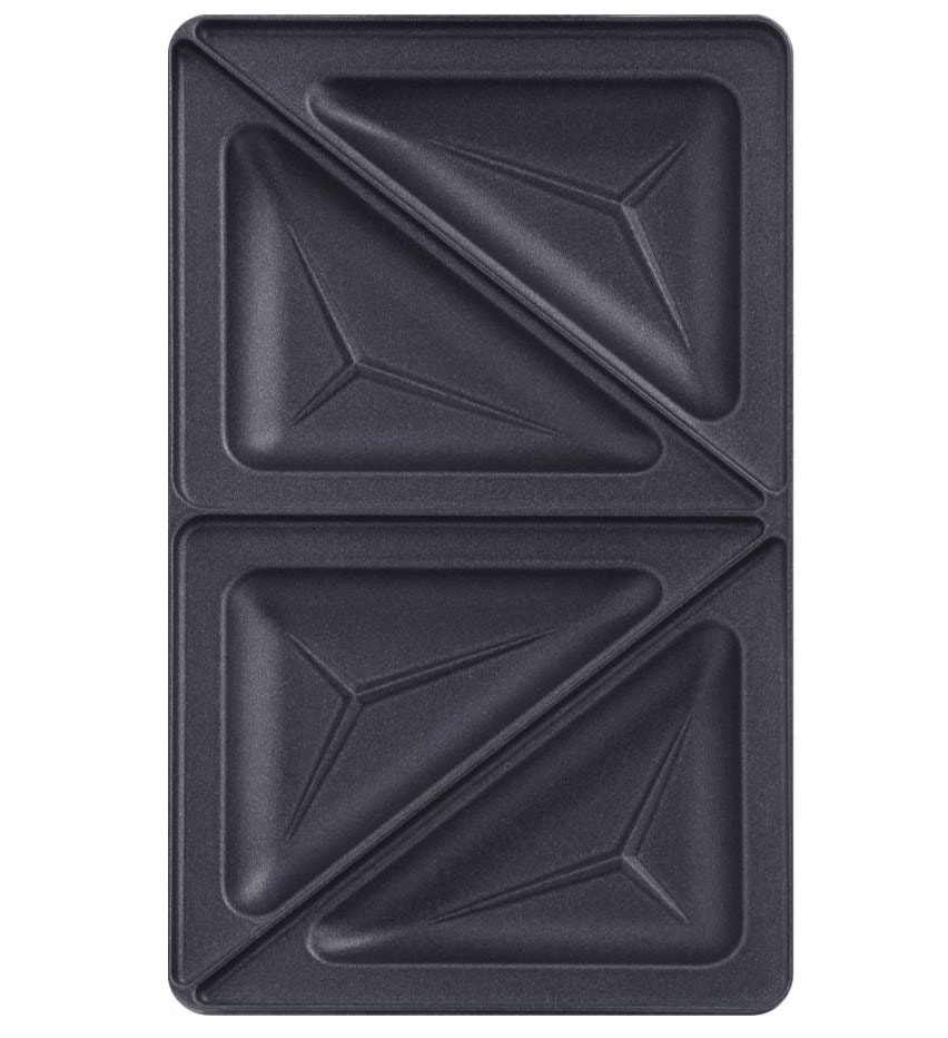 plaques 2 croque-triangle pour gaufrier - xa800212 TEFAL Pas Cher 