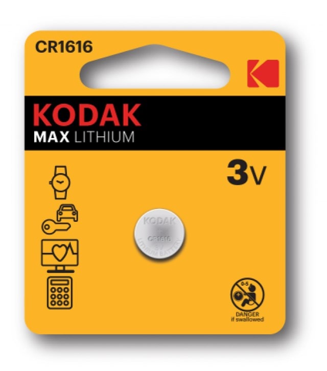 KODAK - Pile - Ultra Lithium - CR 1616 - à l'unité KODAK 30414747