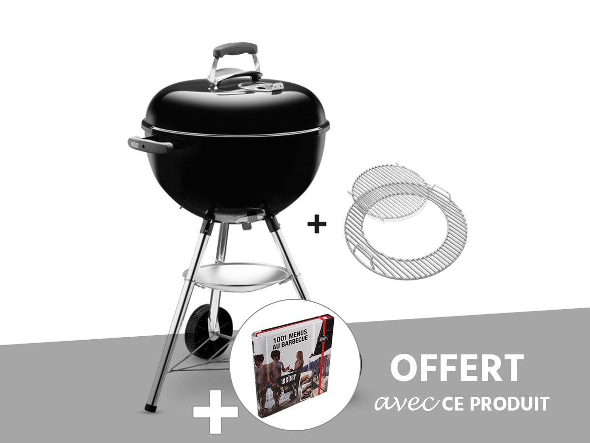 Barbecue à Charbon Weber Bar-B-Kettle GBS 47 Cm Noir WEBER