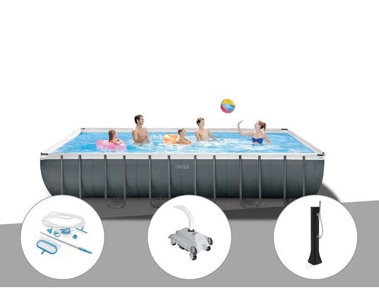 Kit Piscine Tubulaire Intex Ultra Xtr Frame Rectangulaire 732 X 3