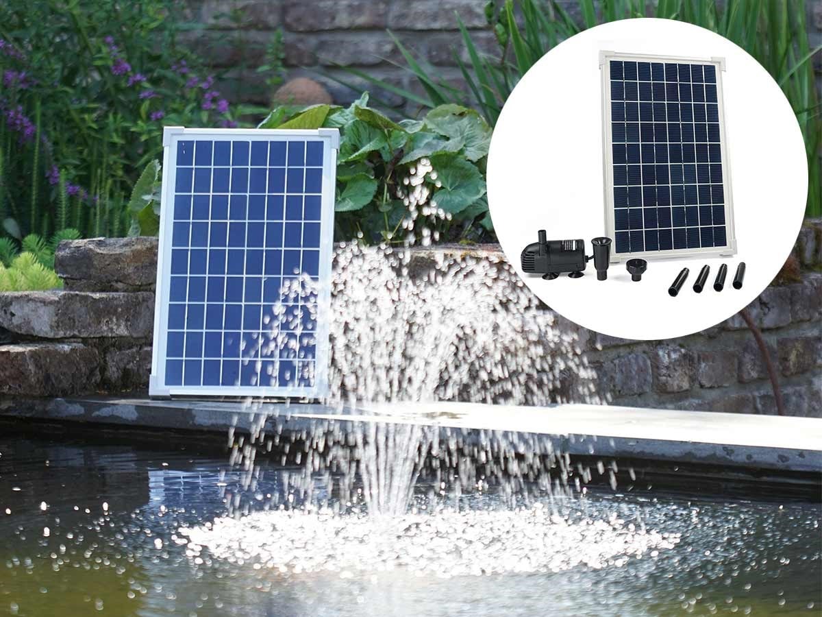 Pompe solaire pour bassin SolarMax 600 - 10 W UBBINK Pas Cher 