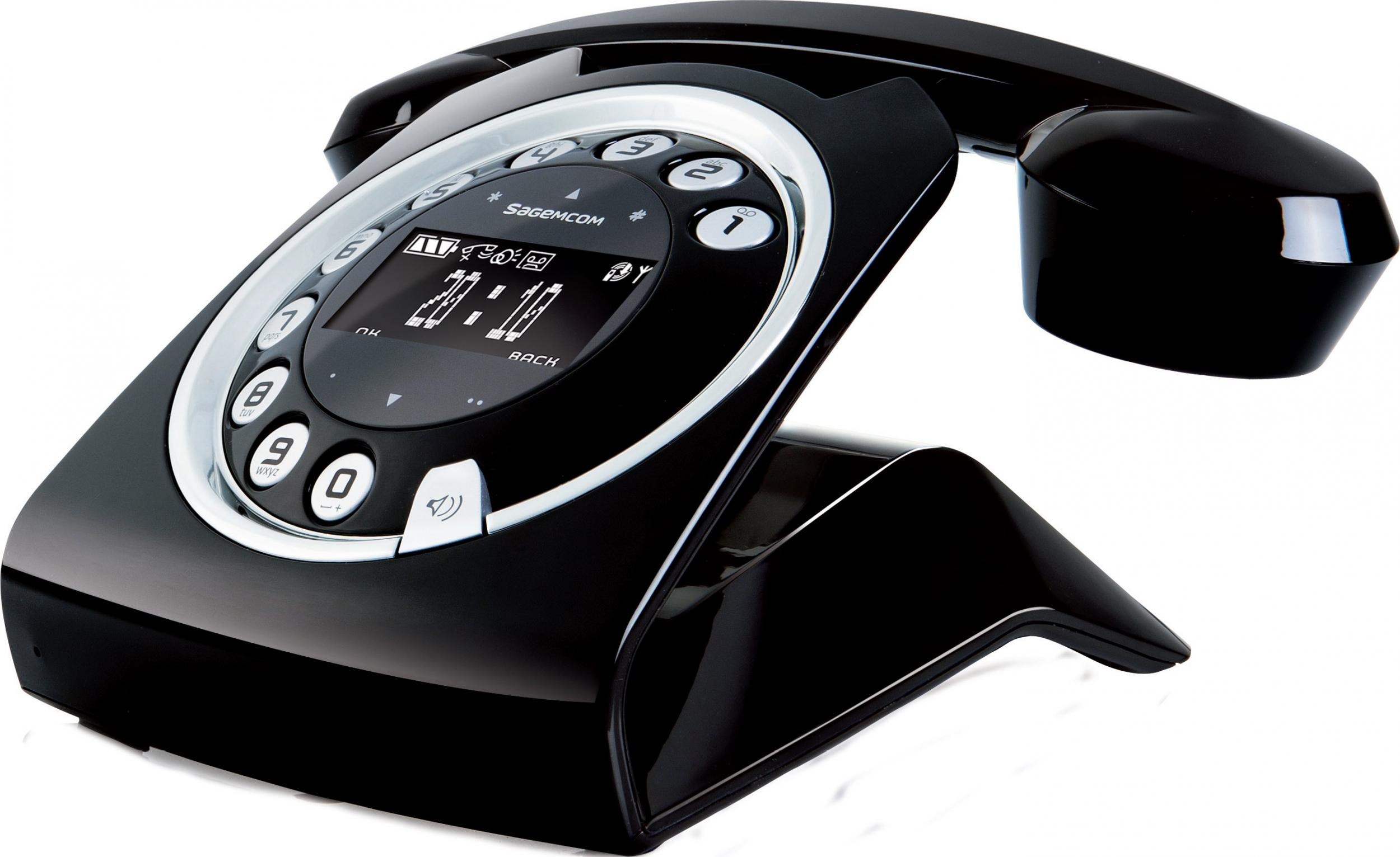Téléphone fixe sans fil Panasonic KX-TGH720FRB avec répondeur