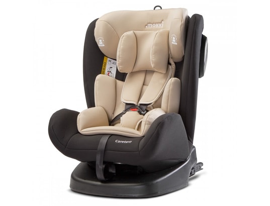 MOKKI Siège auto pivotant Isofix 0/36 kg Groupe 0123 Beige CARETERO Pas  Cher 