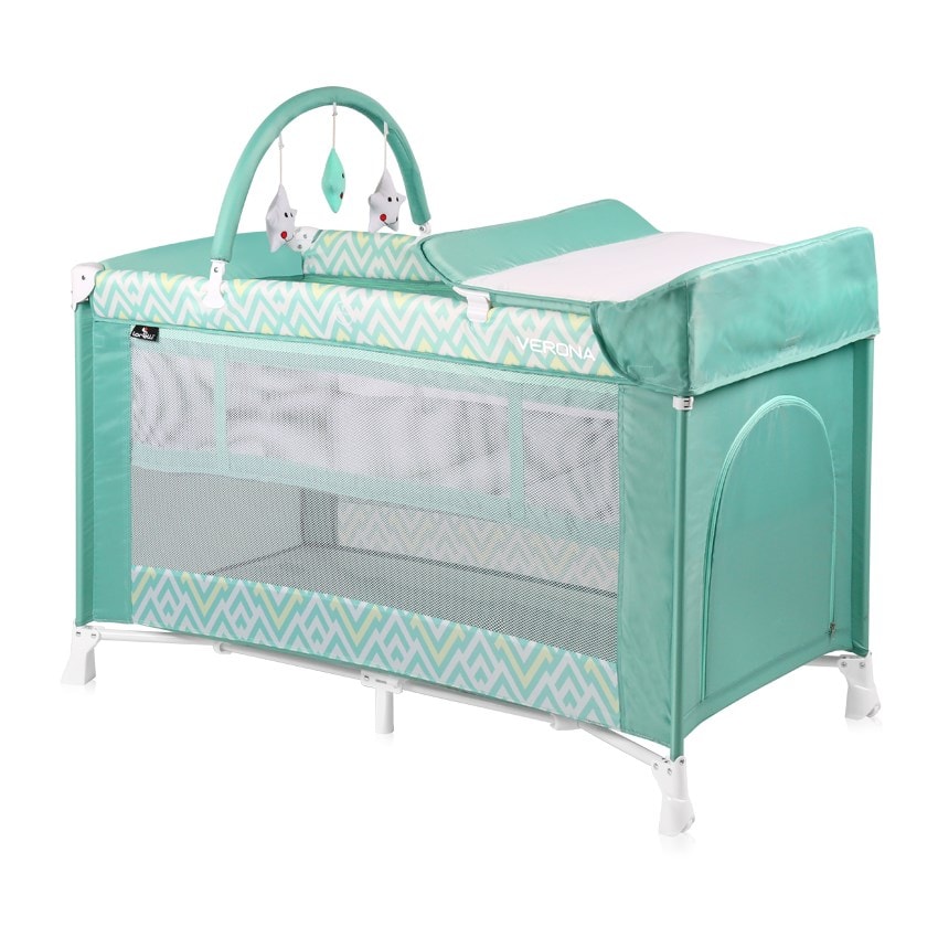 Commode avec plan à langer chambre bébé / enfant rose Lorelli