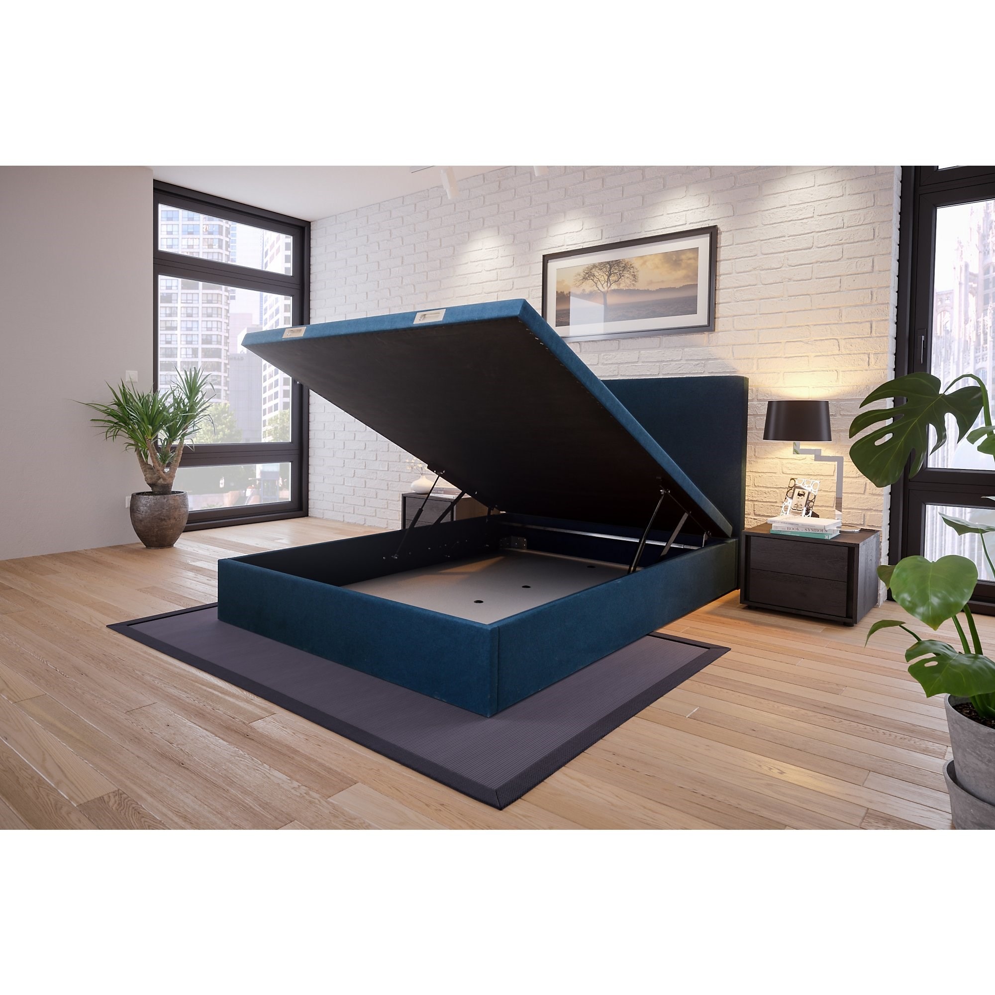 Tour De Lit Cache-sommier 90 X 190 Cm – Retombée 30 Cm, Gris Anthracite, 100% Coton élégant - 4