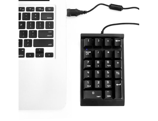 Mini clavier-Seenda USB tresse cable pavé numérique 22 touches clavier  numérique pour ordinateur portable PC