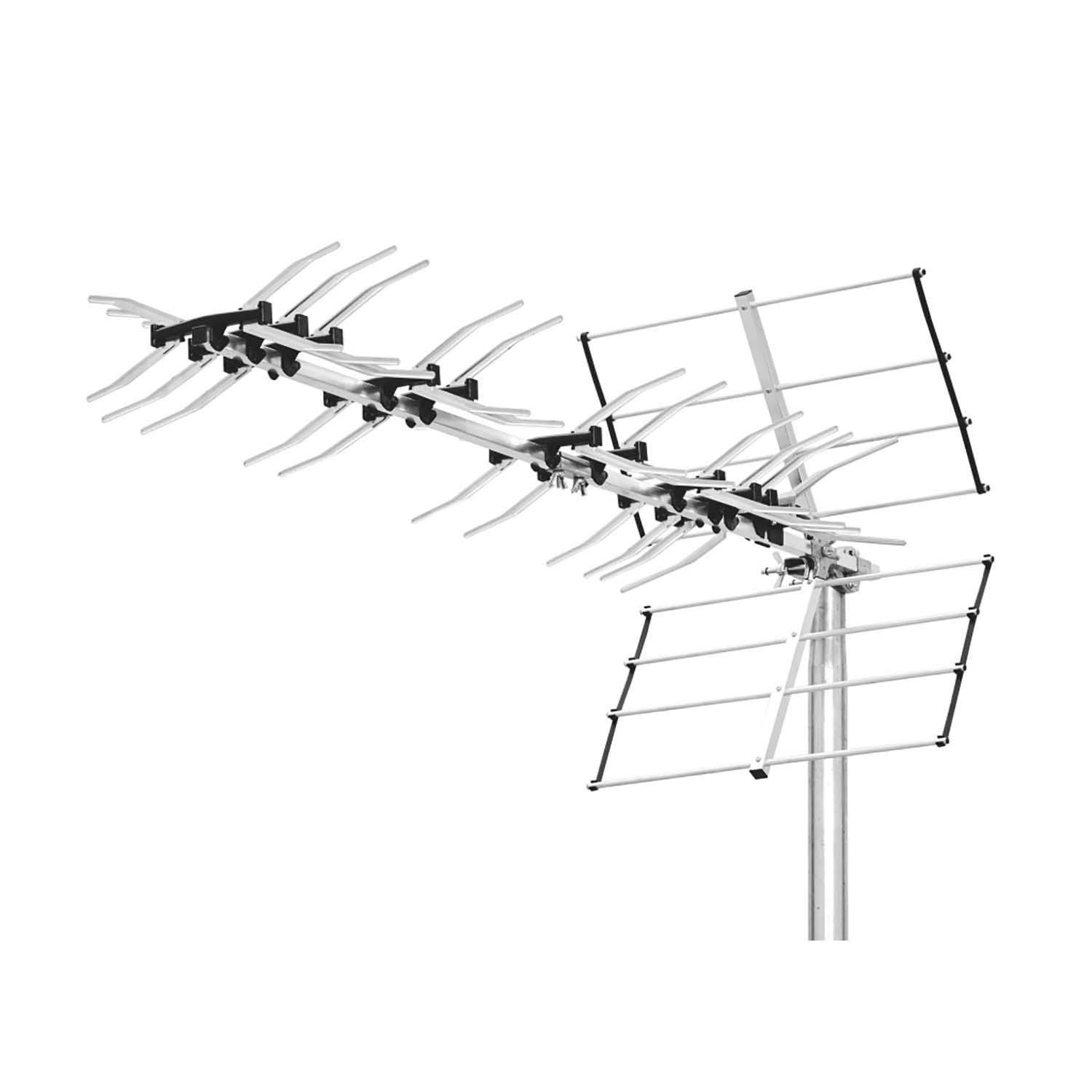Triax Unix 52 Extérieur antenne TV - Antennes TV (Extérieur, Aluminium,  Aluminium, 470-694 MHz, 14,5 dBi, UHF) TRIAX Pas Cher 