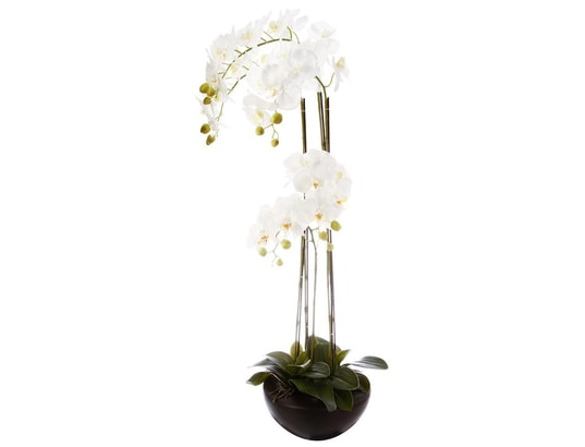 Plante Artificielle ''Orchidée'' 110cm Blanc ATMOSPHERA Pas Cher -  UBALDI.com