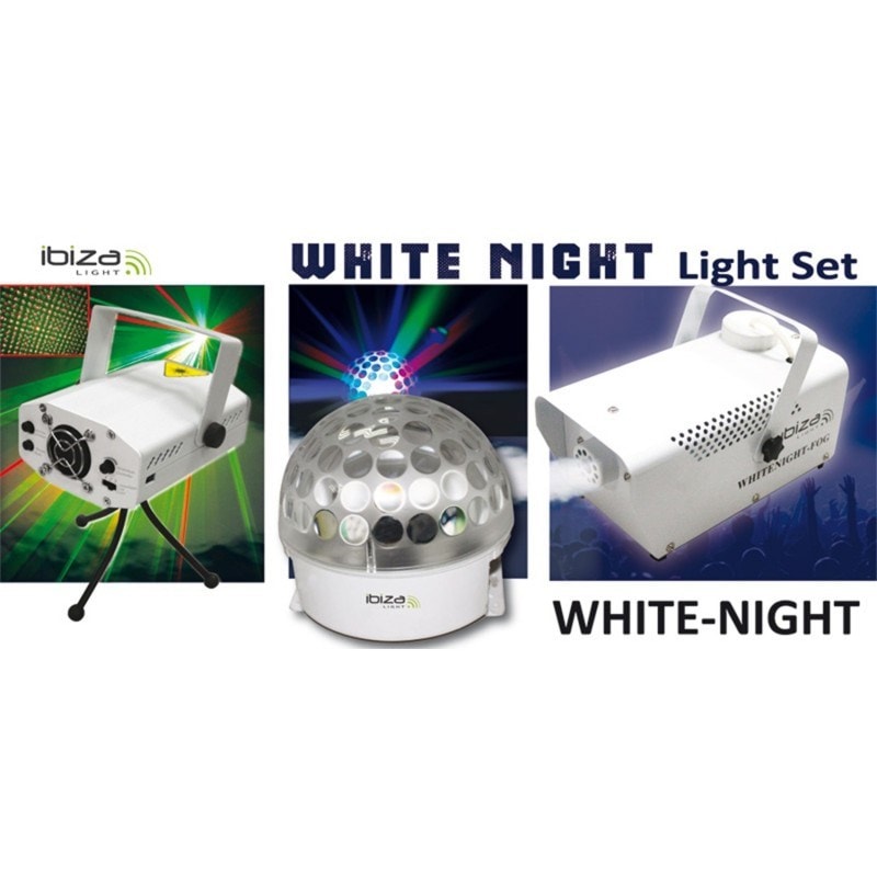 Pack 3 jeux de lumière à LED et Laser BOOST Night & Light