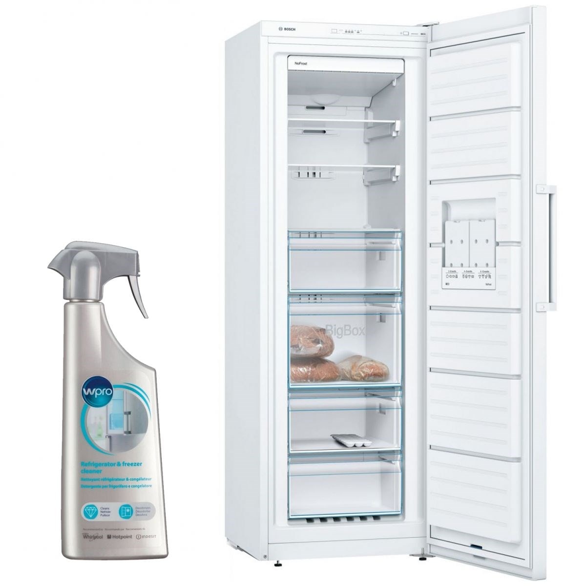 CONGELATEUR ARMOIRE vertical blanc A++ Froid ventilé 225L Autonomie 25h