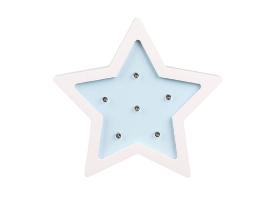 Guirlande lumineuse enfant Etoile - L. 165 cm - Bleu