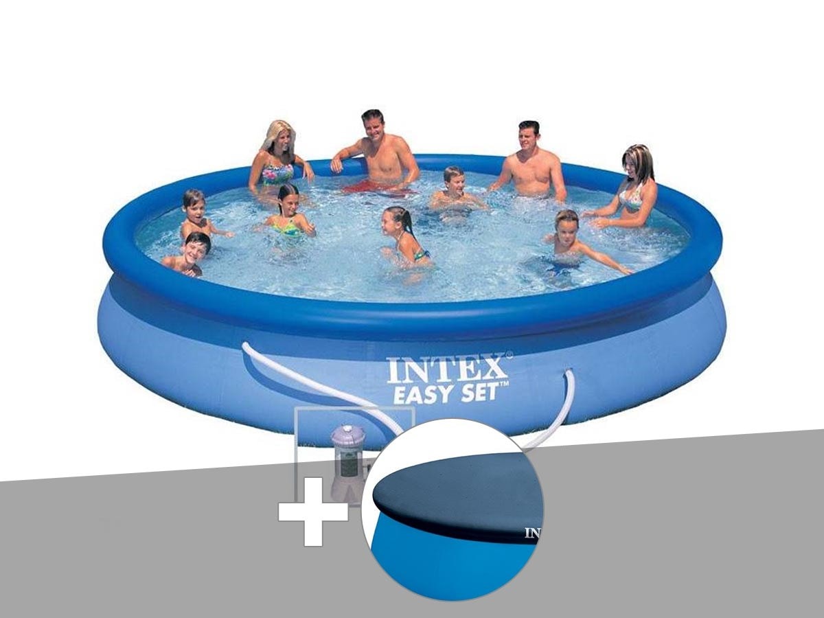 Kit piscine gonflable Easy Set INTEX 4,57 x 1,22 m
