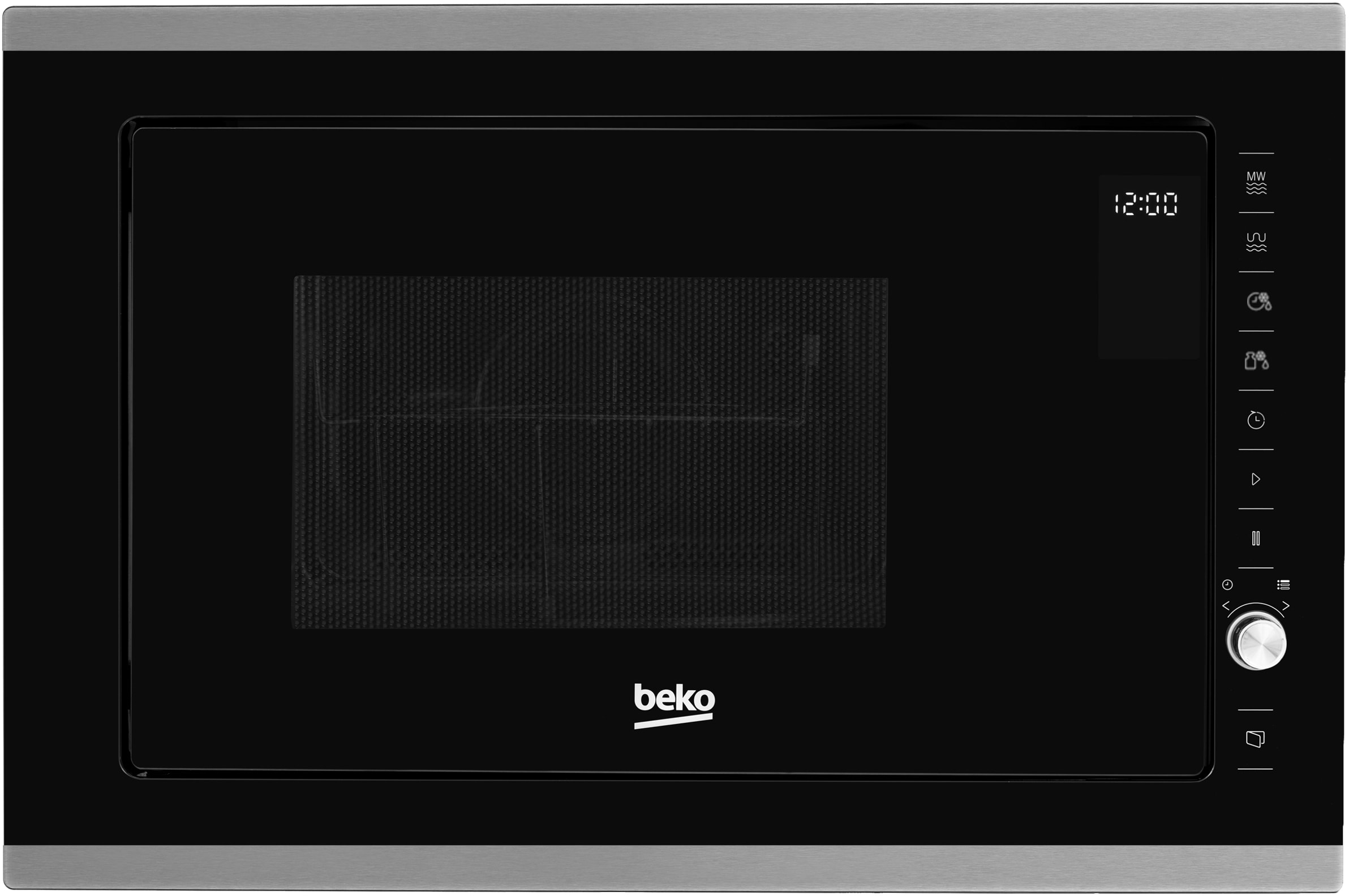 Beko Micro-ondes Encastrable Avec Grill BMGB25333X 1000W Noir
